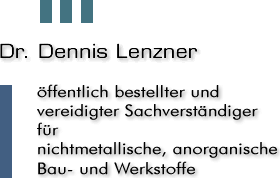 Dr. Dennis Lenzner Vereidigter Sachverständiger